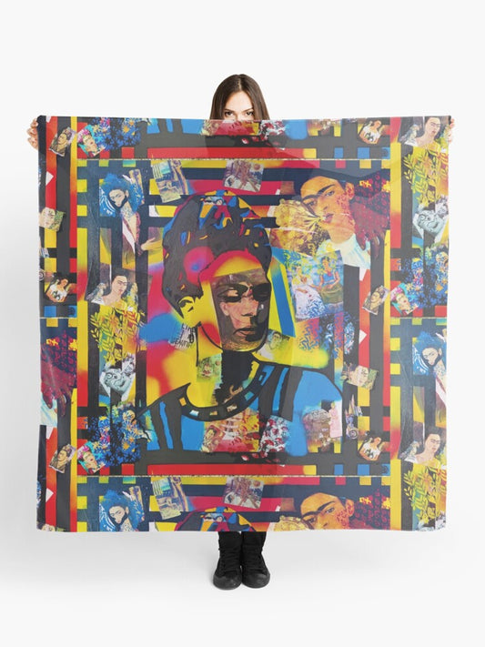 foulard multicolore frida