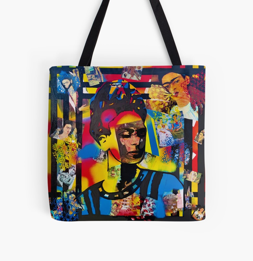 sac a bandouliere " frida kahlo colors"